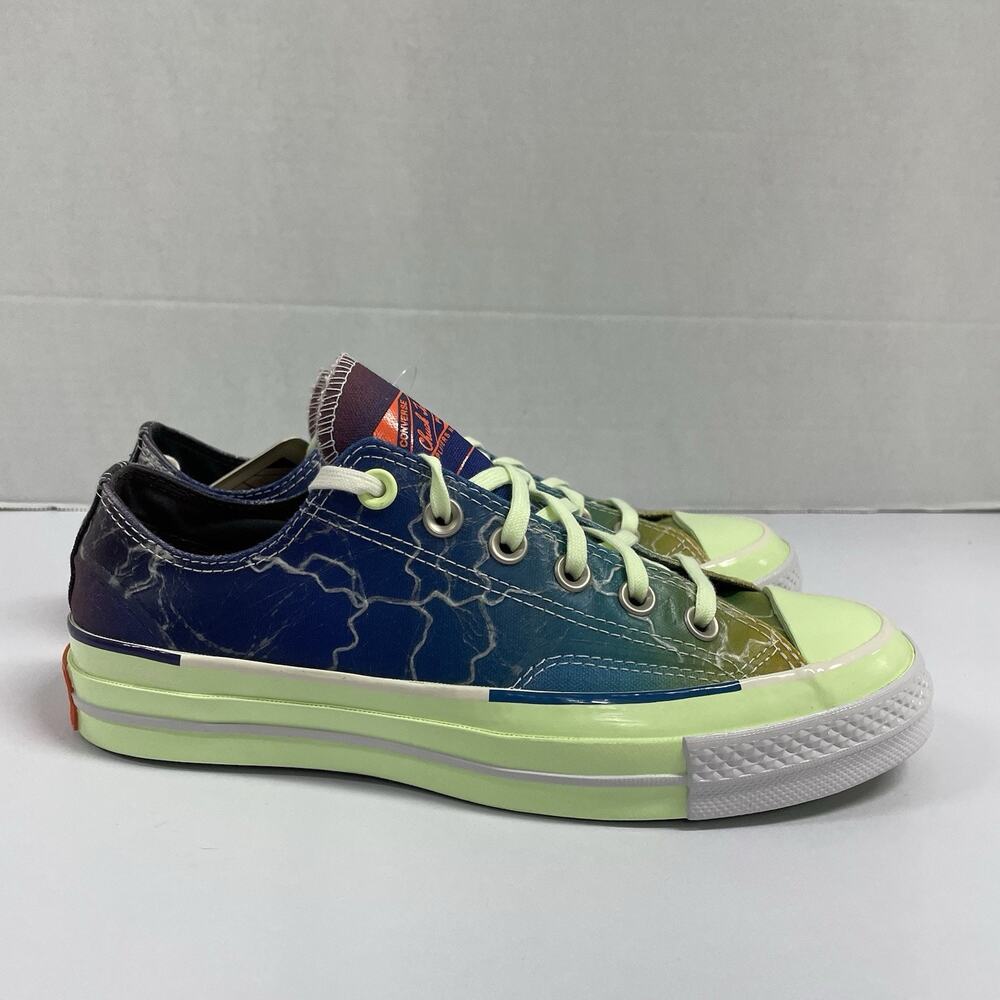 Converse Chuck 70 Low Lightning Storm Pigalle Size 5.5 Men Size 7.5 Women Blue